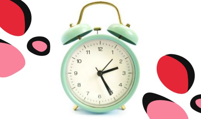 clock thats mint green