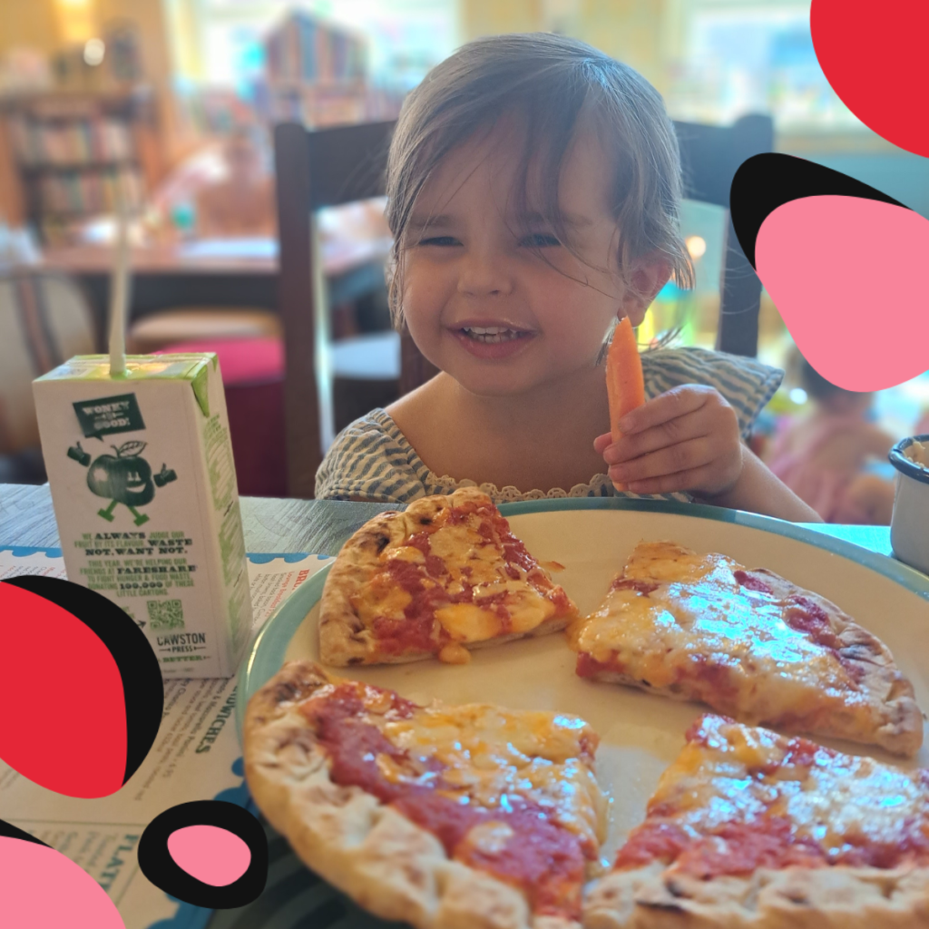 kids eating out in derbyshire picture with eliza in Sorbo Chesterfield