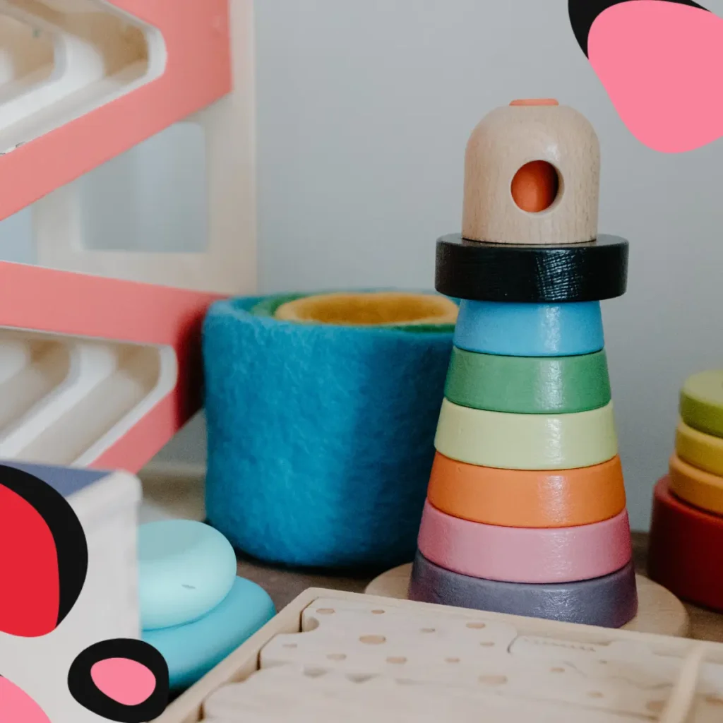 Montessori colourful wooden toys for the next Montessori generation
