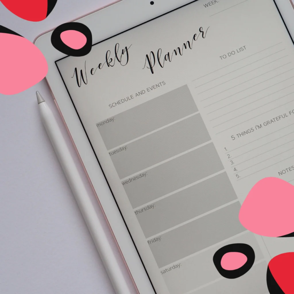 picture guide on how to make a digital planner