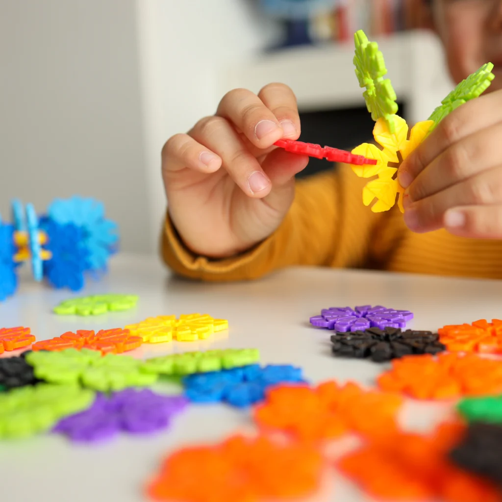 montessori puzzle toy brightly coloured
