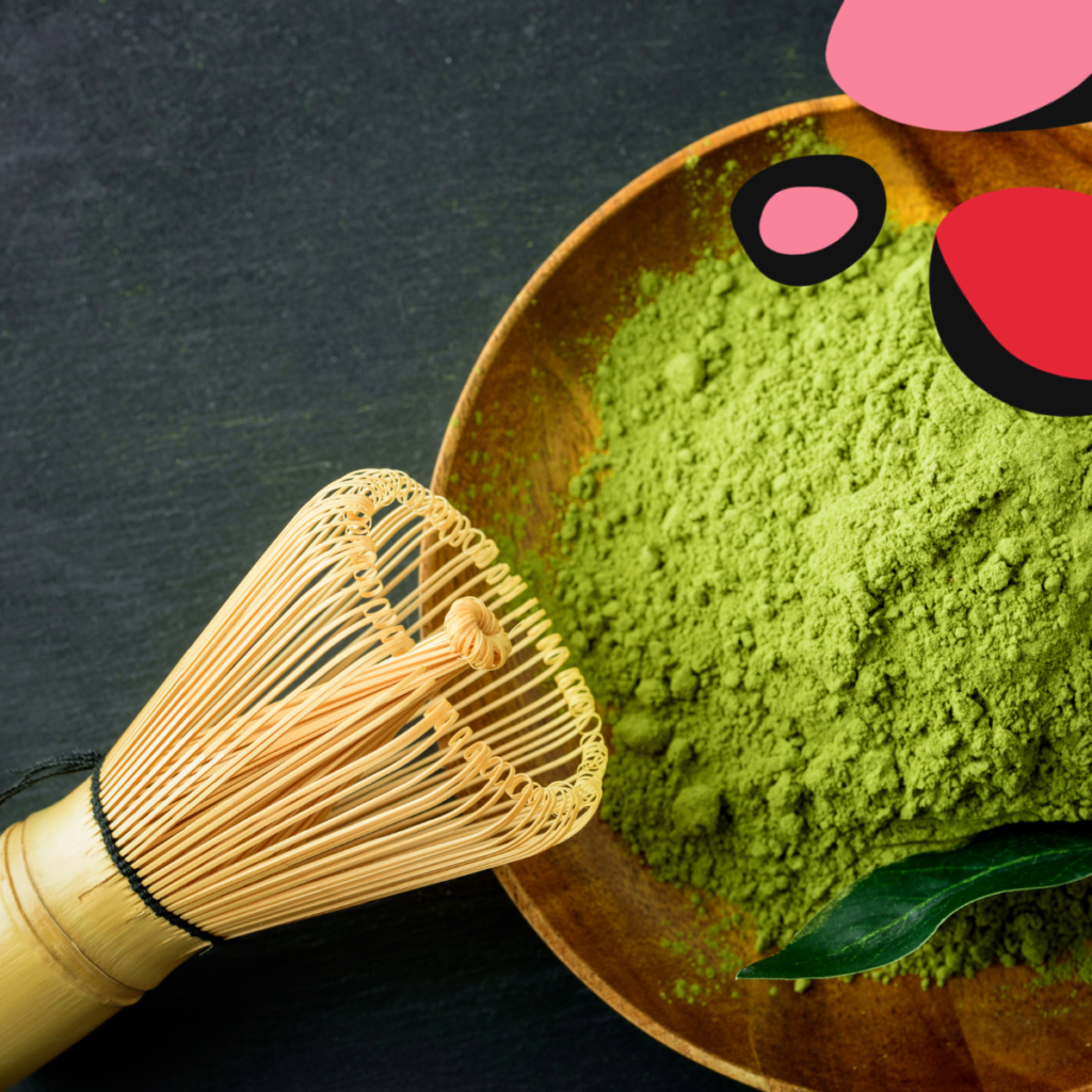 matcha in a bowl