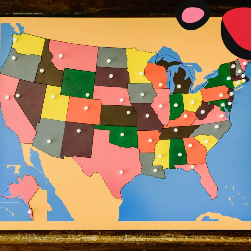 geography puzzle toy