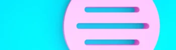 Can I have an off the record conversation with an employee with a pink speech bubble
