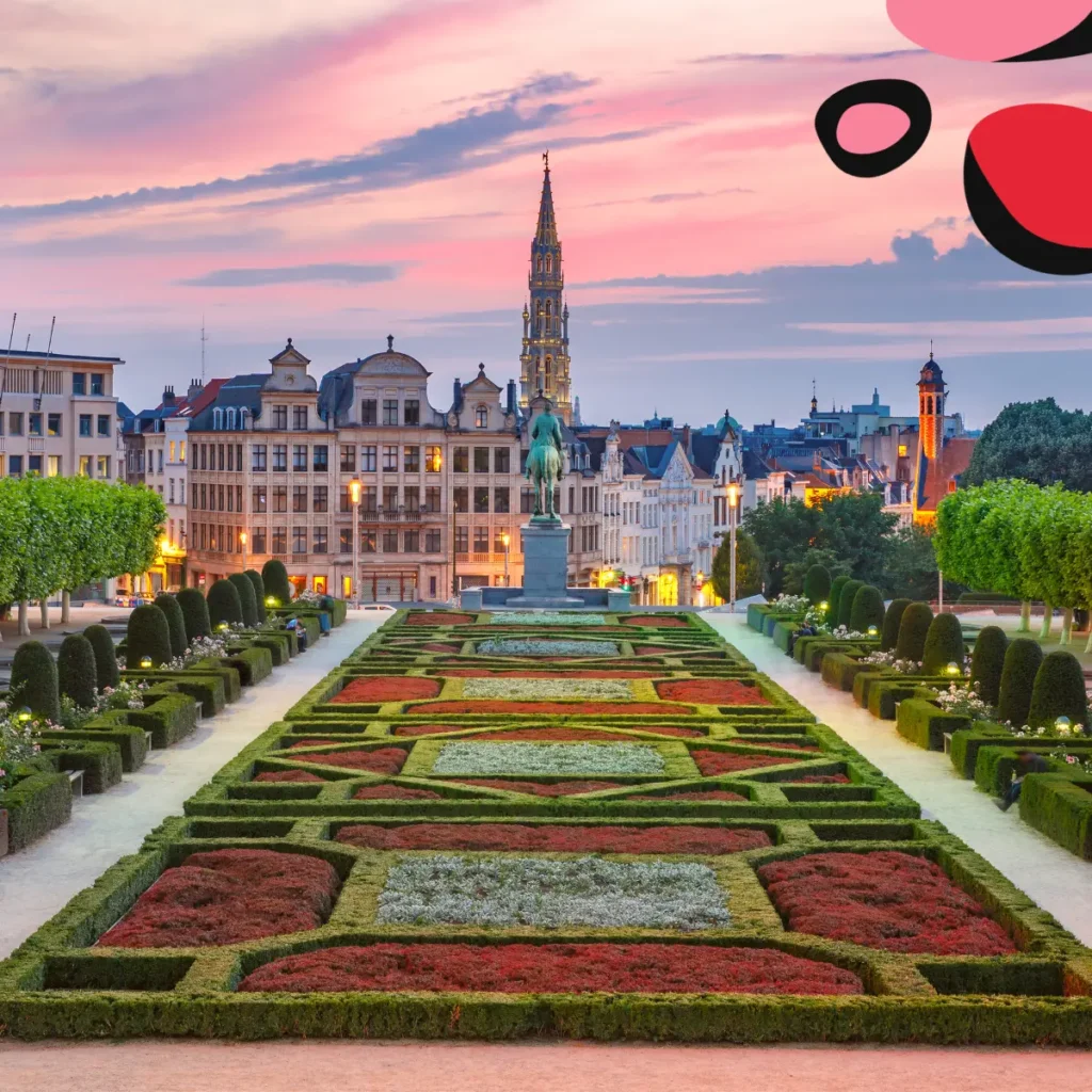 picture showing a great location destinations to visit in Belgium for motorhome travellers
