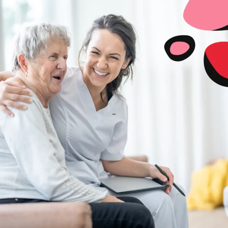 women in a carehome