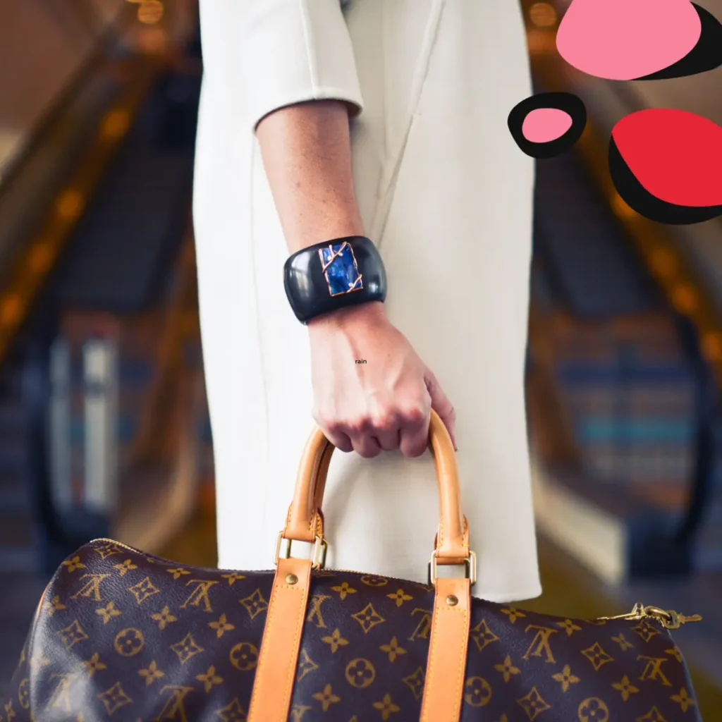 woman with carry on