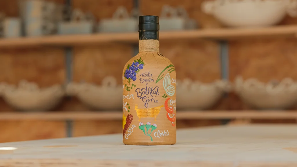 bottle of bath tub gin