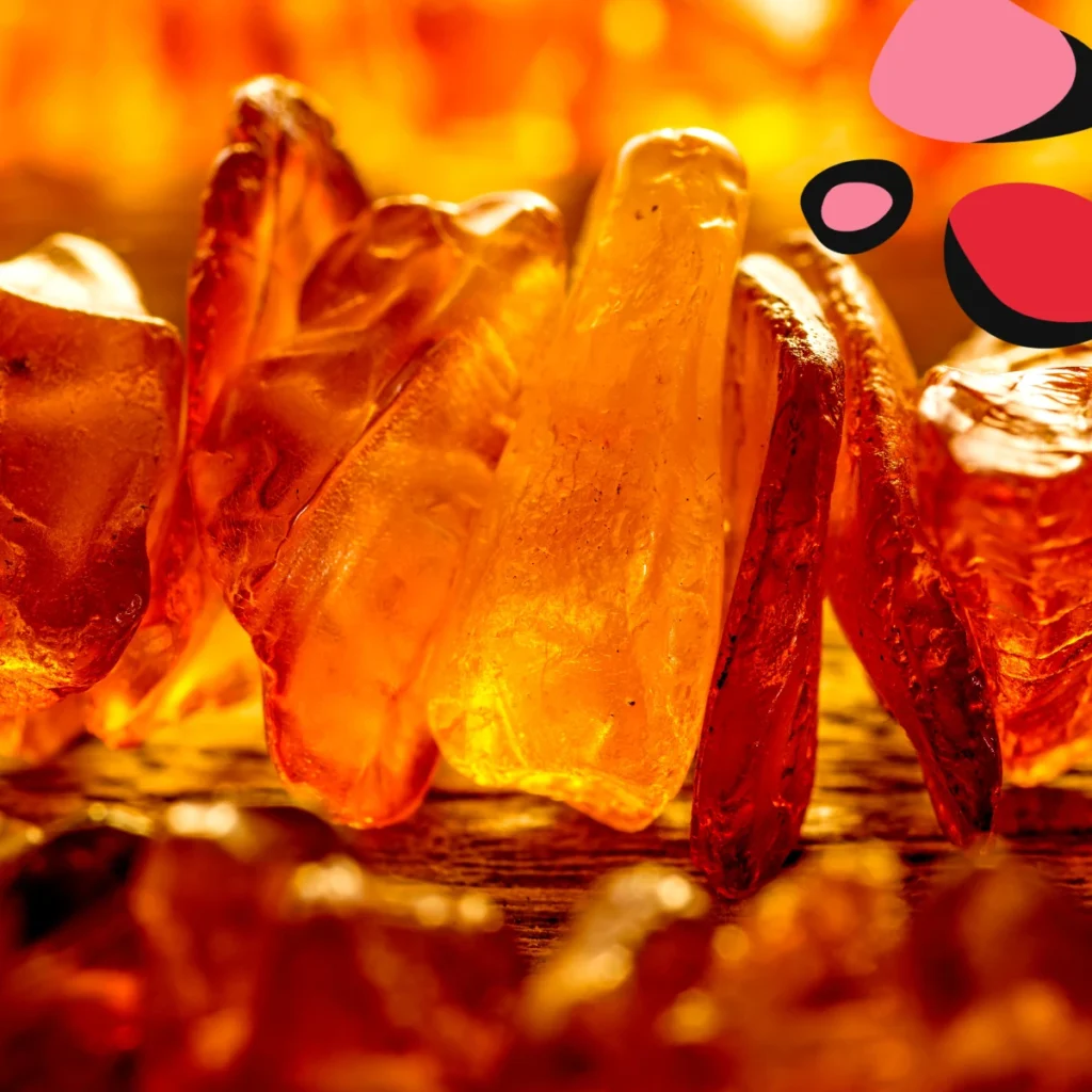 amber pieces