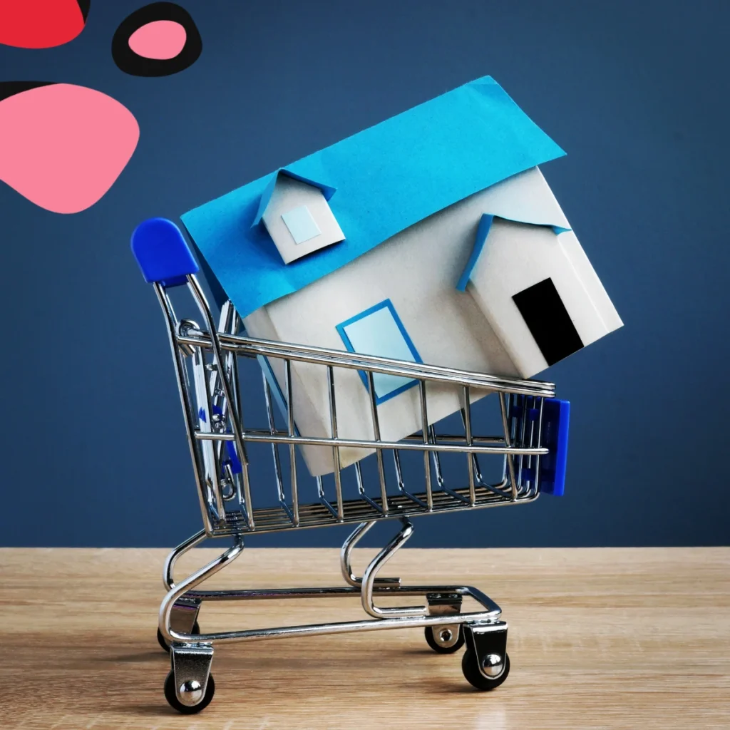 house in a trolley for buyig a house on line
