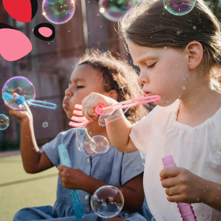 A Toddler and Early Years STEM Experiment to Try: Creating Large Bubbles